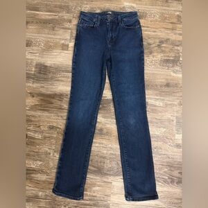 Paige Cindy Women's Dark Blue Straight Leg Jeans Size 26